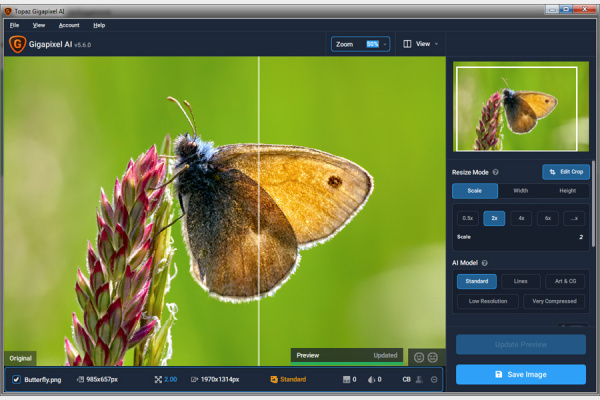 Topaz Gigapixel AI 5.8.0 / 6.3.3 / 7.2.2 / 7.4.2 / 7.4.4 (Repack & Portable)