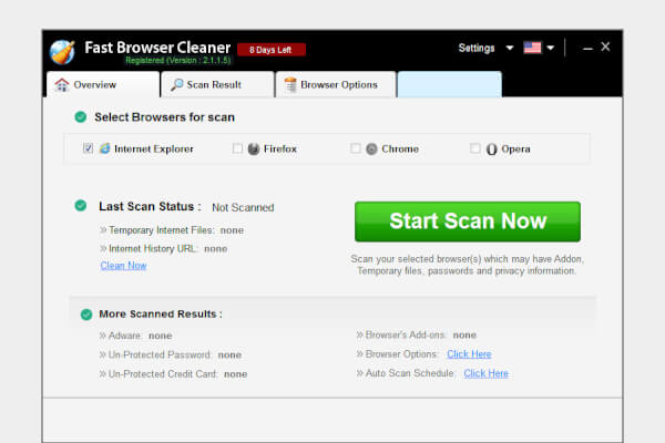 Fast Browser Cleaner 2.1.1.5 (Repack & Portable)