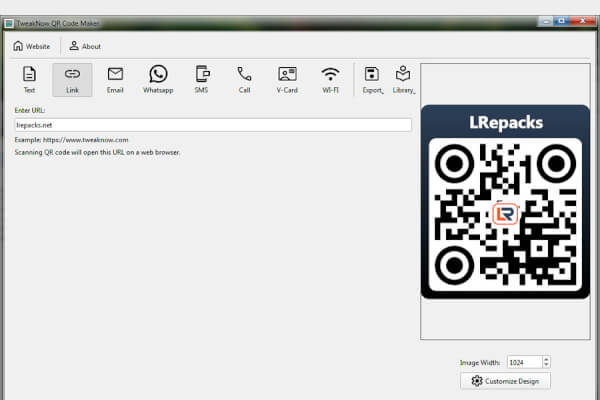 TweakNow QR Code Maker 3.6.2 (Repack & Portable)